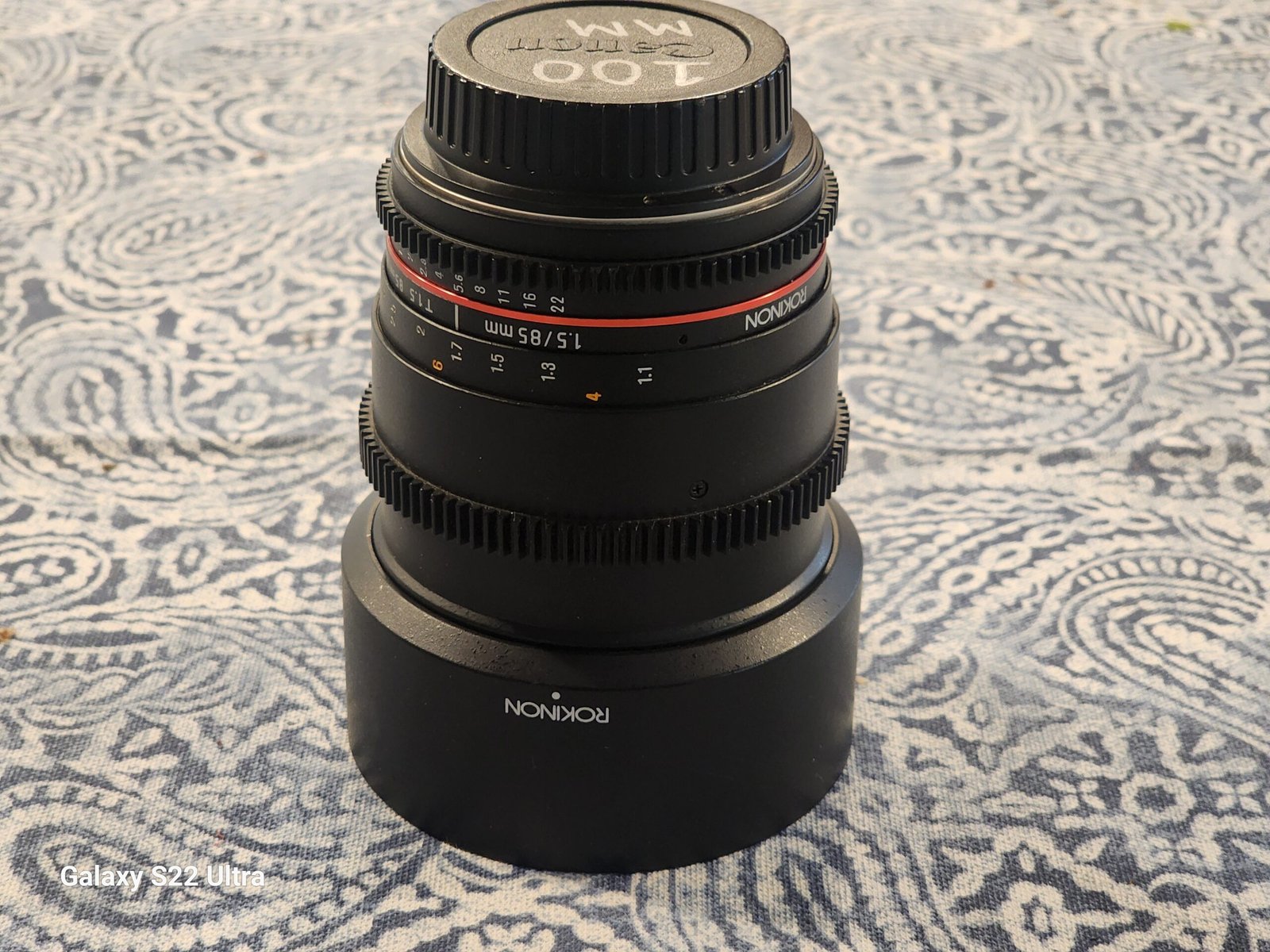 Rokinon 85mm f1.5 Canon EF Cinema Lens