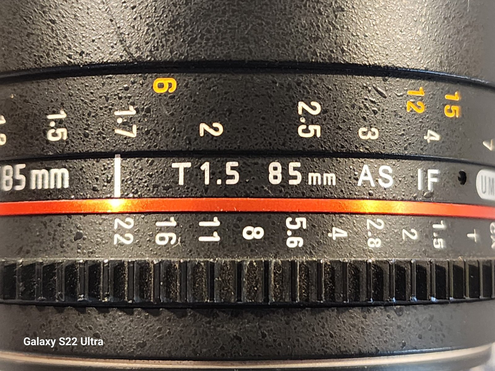 Rokinon 85mm f1.5 Canon EF Cinema Lens