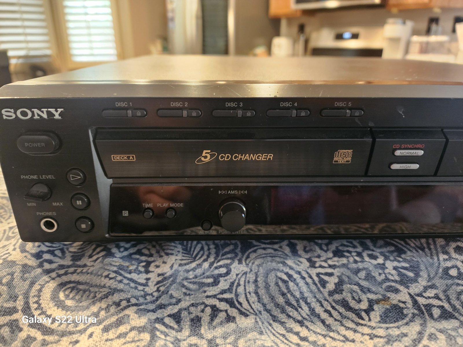 Sony RCD-W500c 5 Disk CD Player + CD Recorder