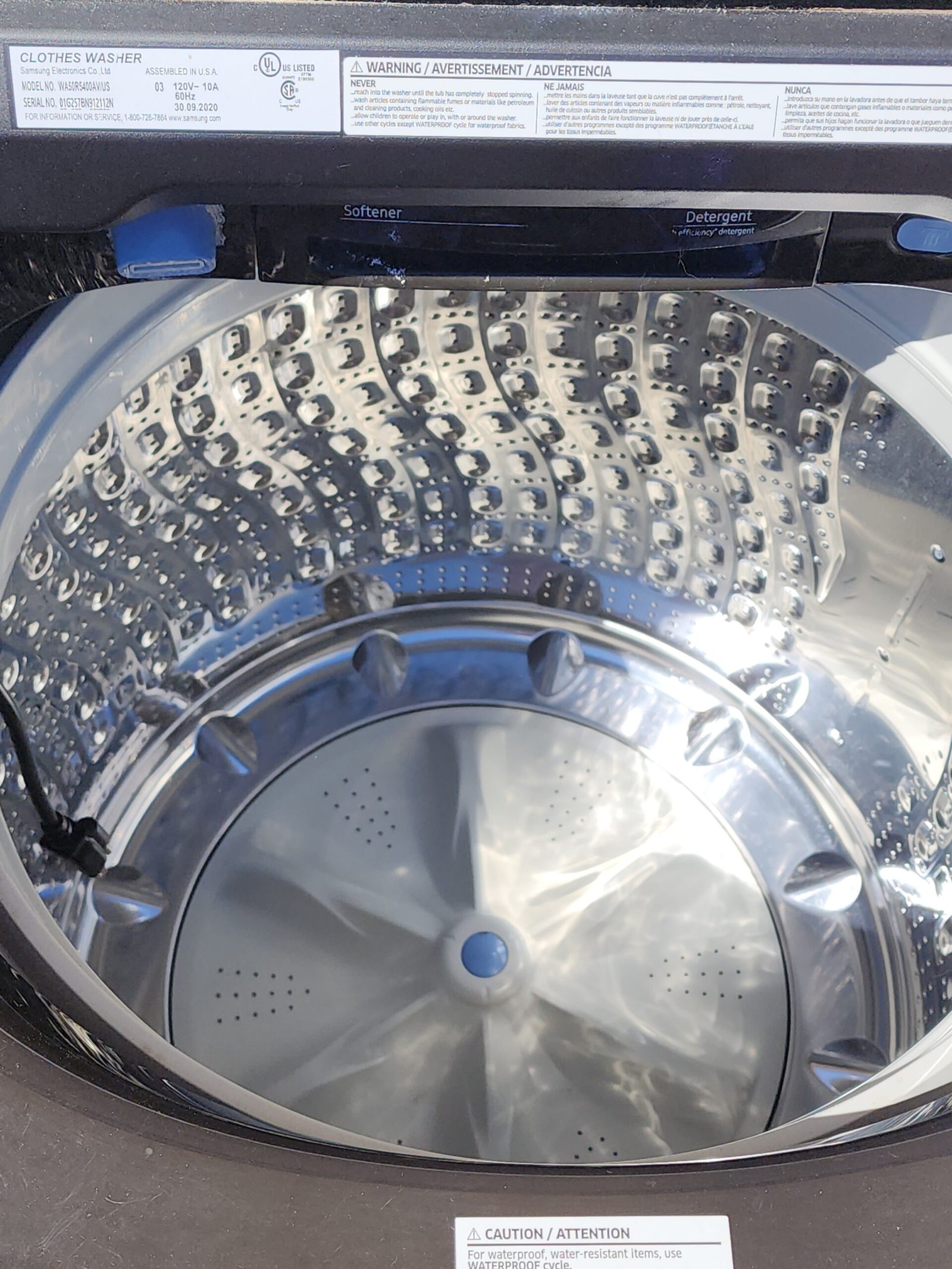 Samsung Top Loader Washer