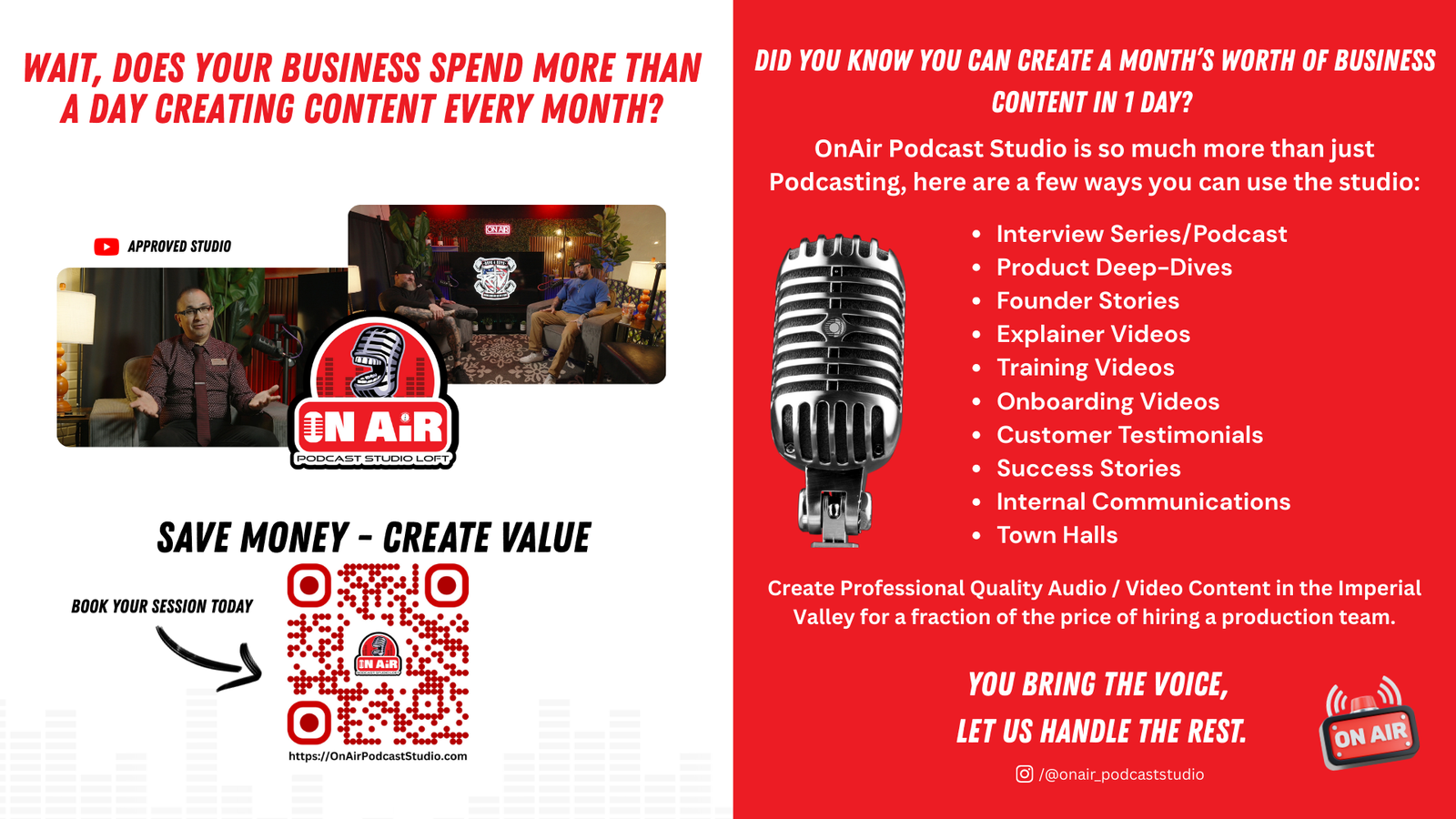 Podcast Studio Booking
